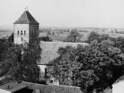 Srokowo, kościół p.w. Świętego Krzyża – 1965r.