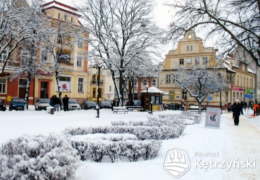 Plac Piłsudskiego zimą – 2009r.