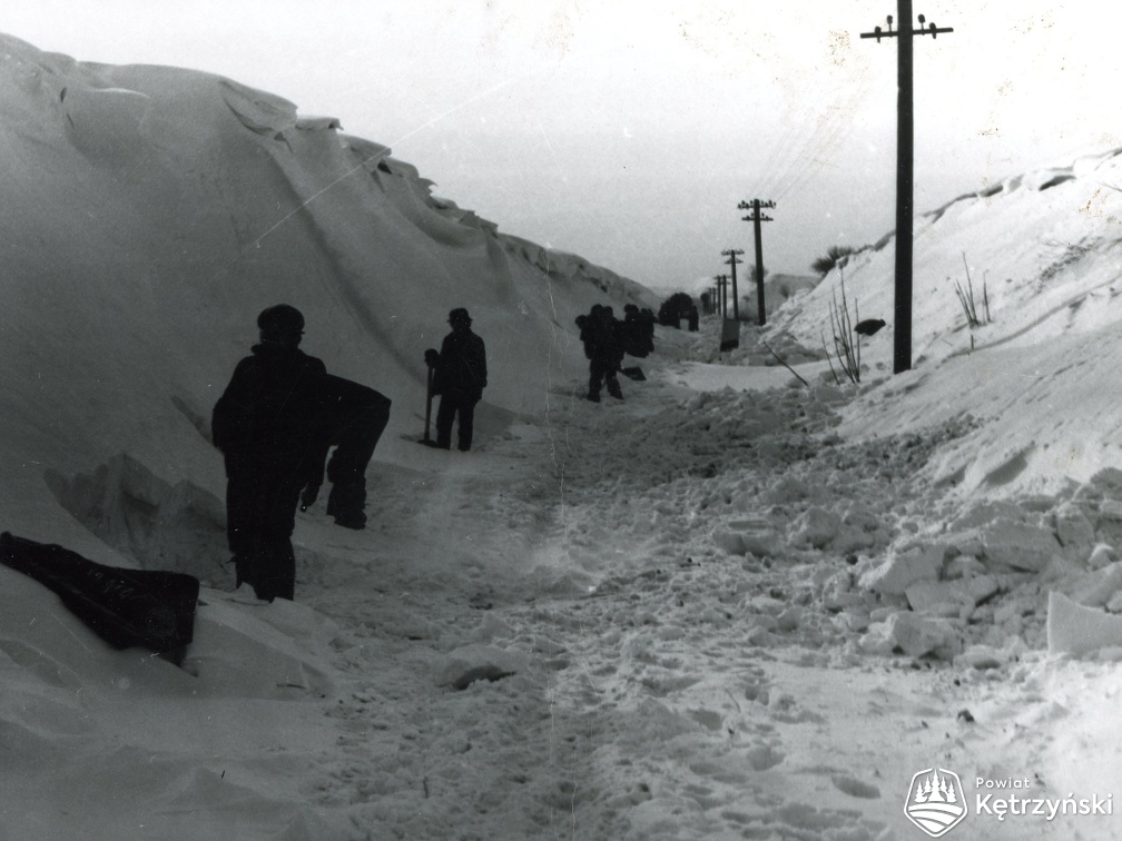 Odcinek kolejowy Kętrzyn – Czerniki podczas tzw. zimy stulecia - 1978/1979