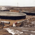 Trzy Lipy, budowa oczyszczalni ścieków - 1996r.