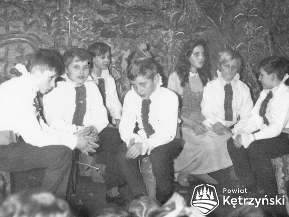 Siniec, szkolna choinka noworoczna - 1970r.