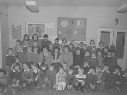Kiemławki Małe, uczniowie szkoły podstawowej – listopad 1979r