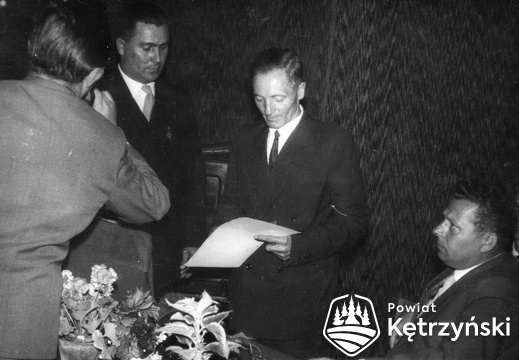 Korsze, przewodniczący prezydium MRN, Jan Dylewski - ok. 1968r.