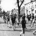Korsze, uczestnicy pochodu 1-majowego ul. Wojska Polskiego - 1.05.1974r.