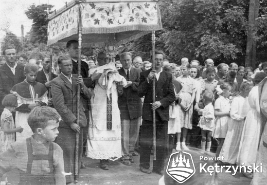 Korsze, uroczystości procesji Bożego Ciała - 1962r.