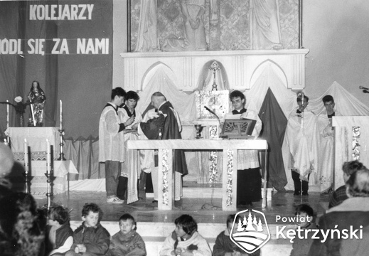 Korsze, uroczystości Chrystusa Króla - 25.11.1990r.