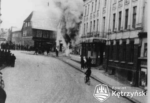 Rastenburg-pożar drogerii 7.12.1937r